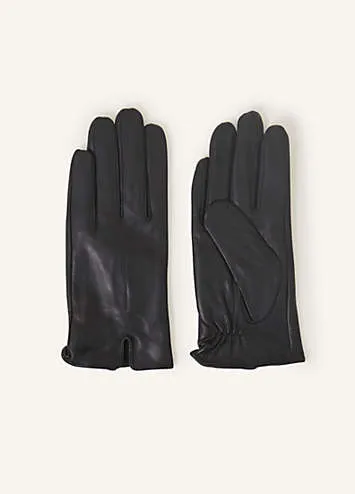 Accessorize Luxe Leather Gloves | Kaleidoscope