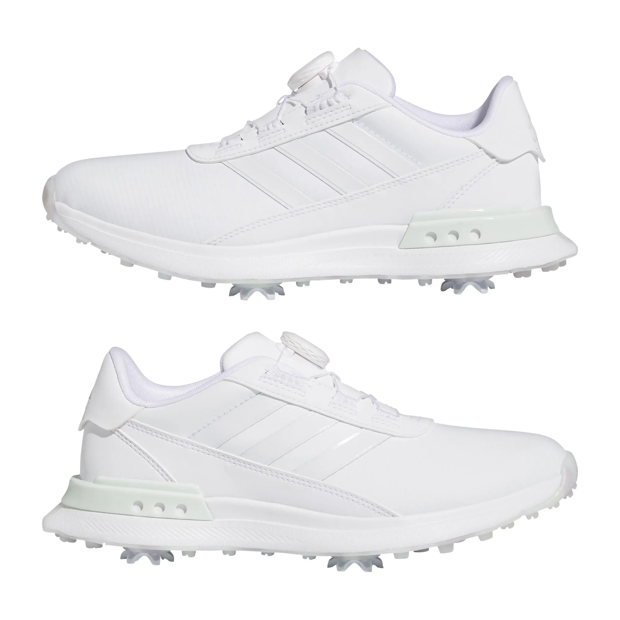 Adidas S2G BOA 24 Ladies Golf Shoes White/Crystal Jade