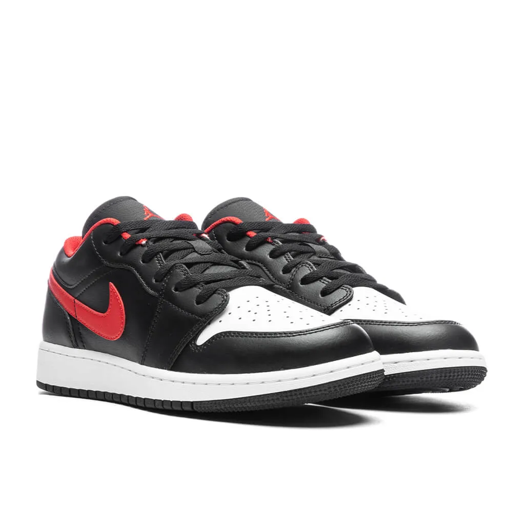 Air Jordan 1 Low (GS) - Black/Fire Red/White