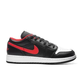 Air Jordan 1 Low (GS) - Black/Fire Red/White