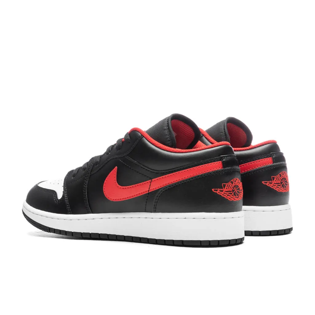 Air Jordan 1 Low (GS) - Black/Fire Red/White