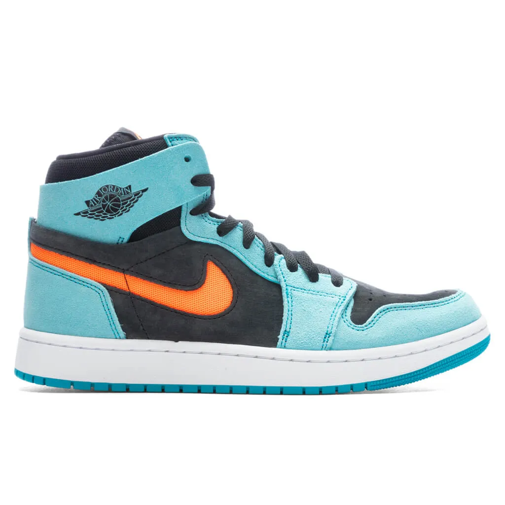 Air Jordan 1 Zoom Comfort 2 - Bleached Aqua/Bright Citrus/Black