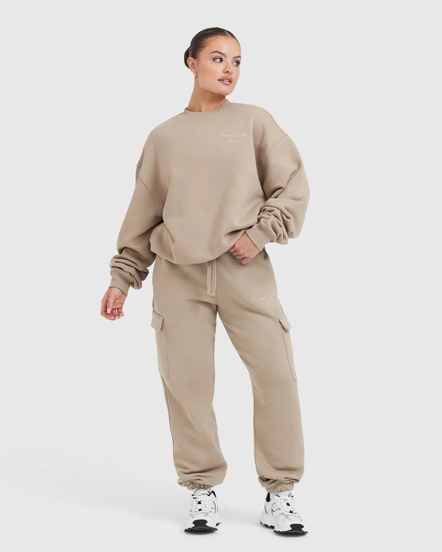 All Day Est 2020 Oversized Sweatshirt | Sandstone