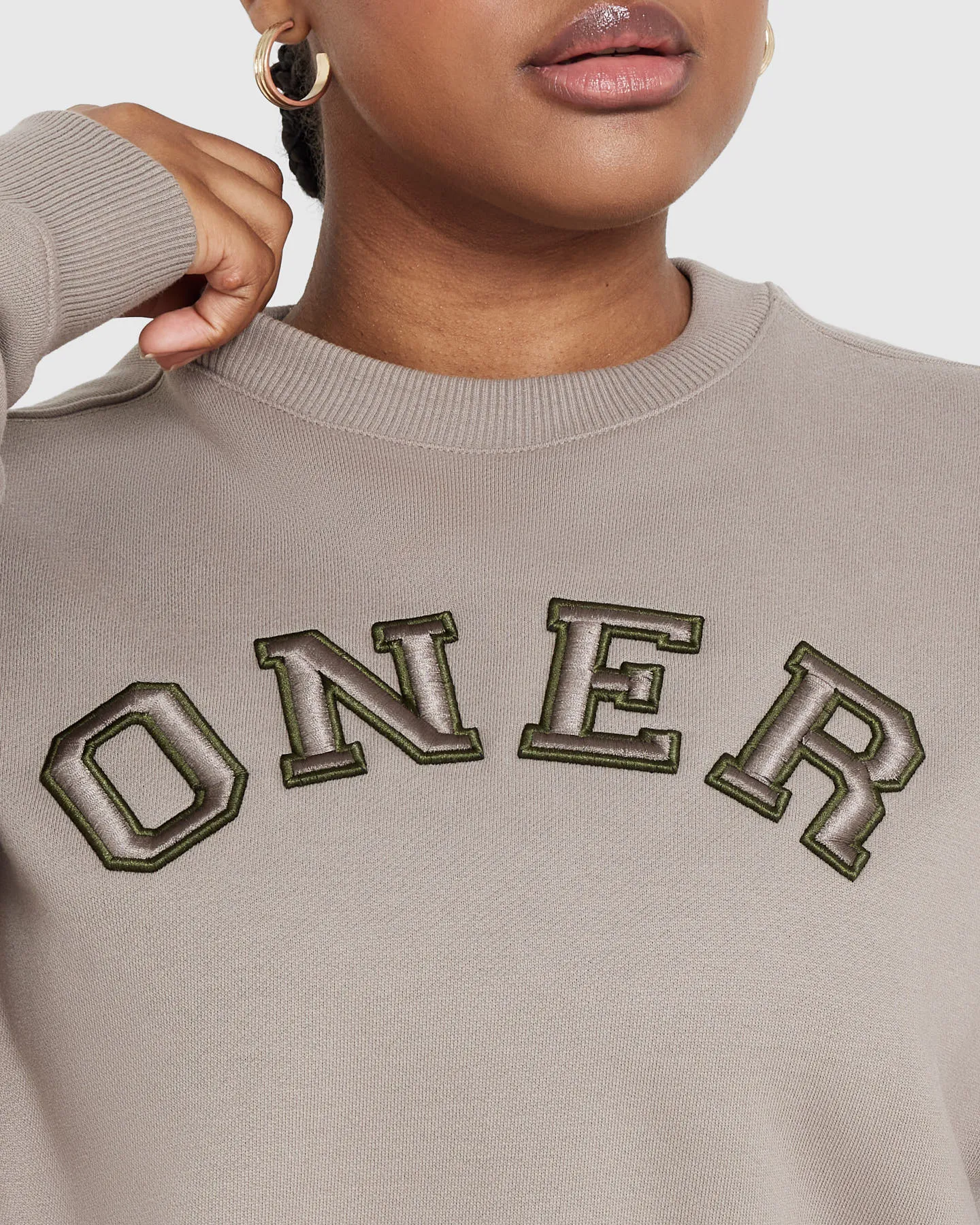 All Day Varsity Oversized Sweatshirt | Minky