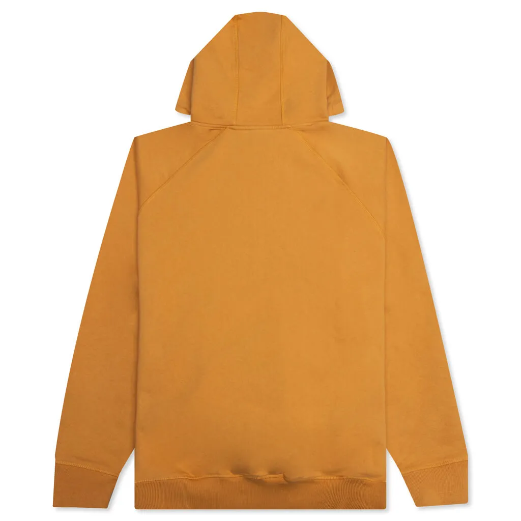 Anxious Dog Hooded Sweatshirt - Gold Yellow