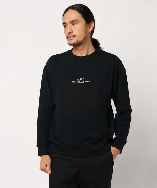 A.P.C.  |Crew Neck Long Sleeves Plain Logo Designers Sweatshirts