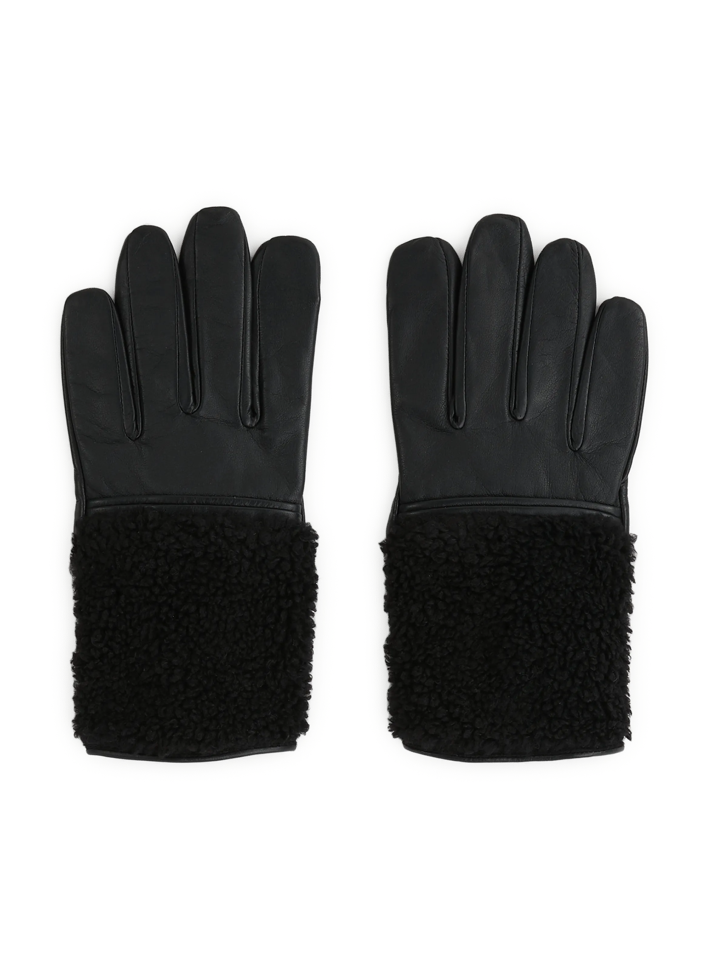 ARISTIDE  Leather gloves - Black