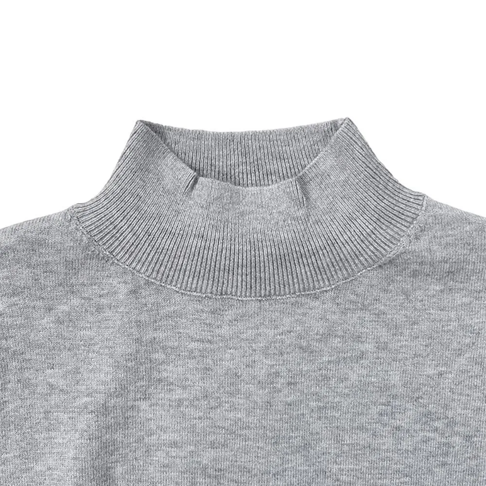 ASCLO  |Pullovers Unisex Cashmere Nylon Street Style Long Sleeves