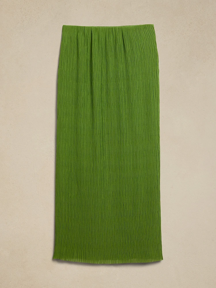 Banana Republic Crinkle Maxi Skirt