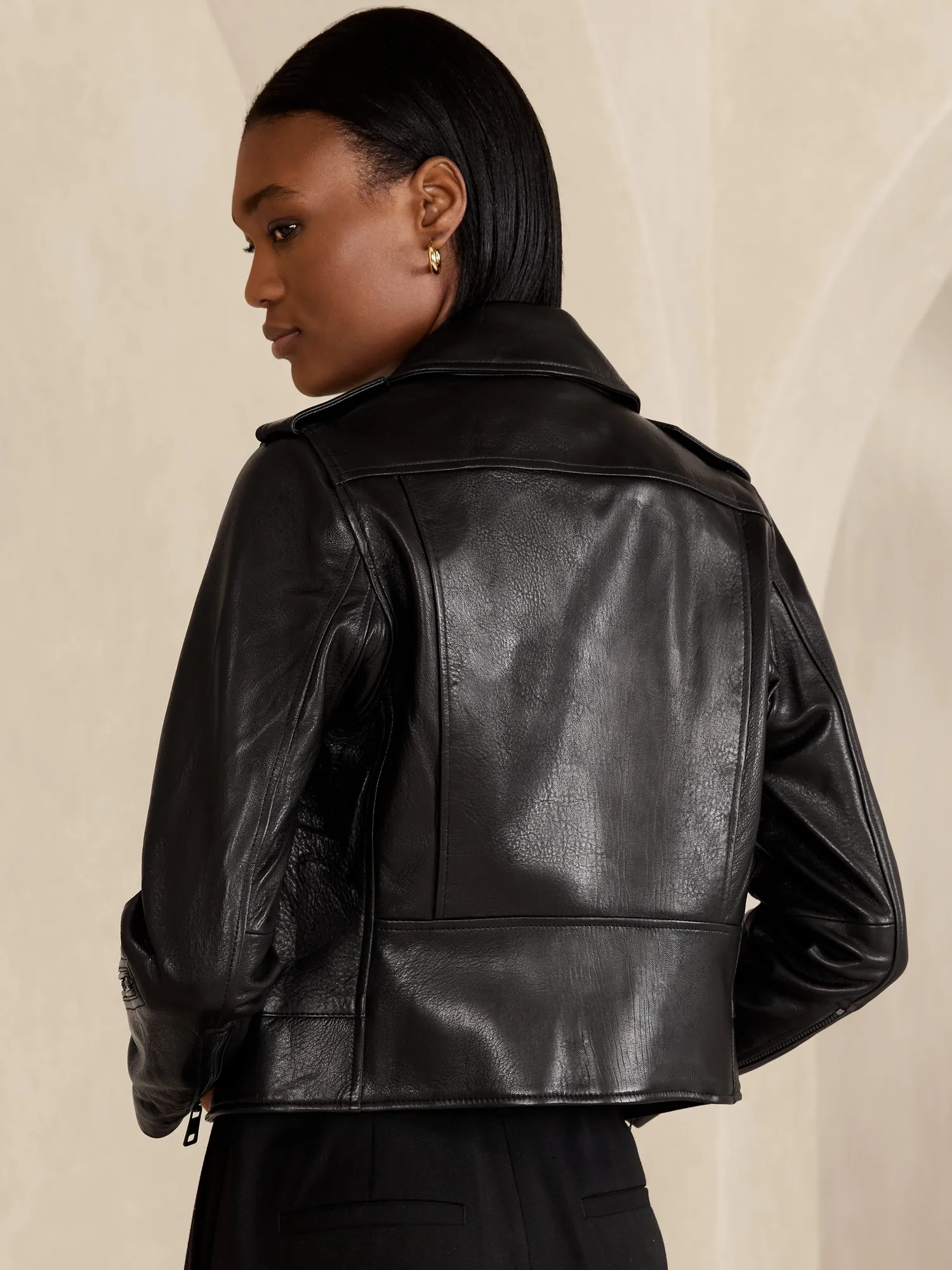 Banana Republic Essential Leather Jacket