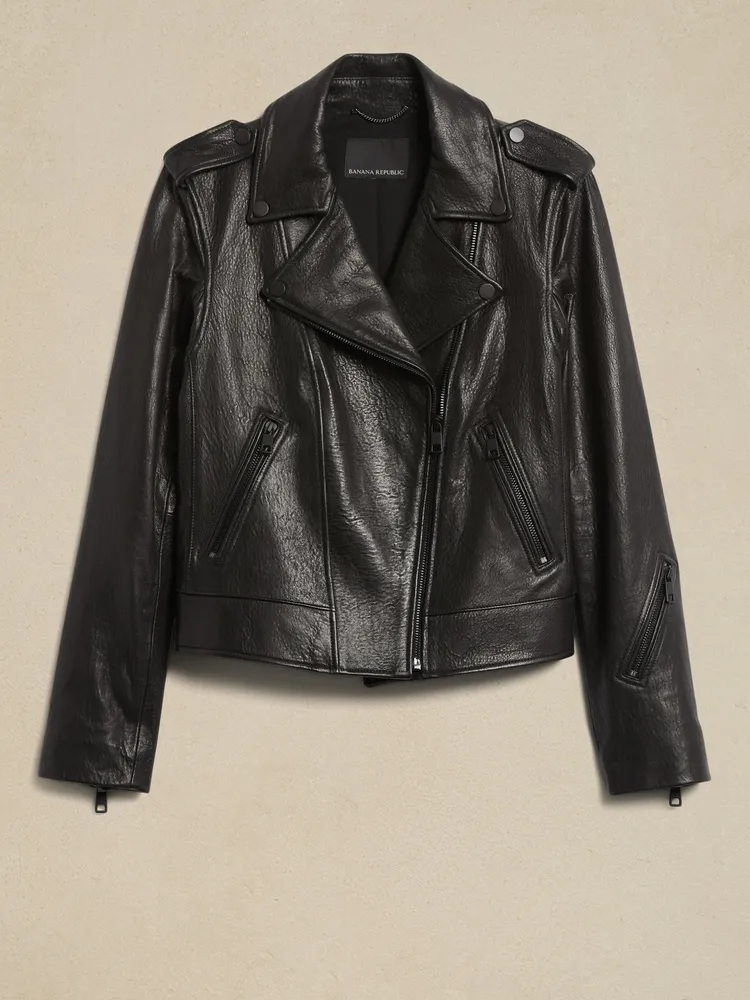 Banana Republic Essential Leather Jacket