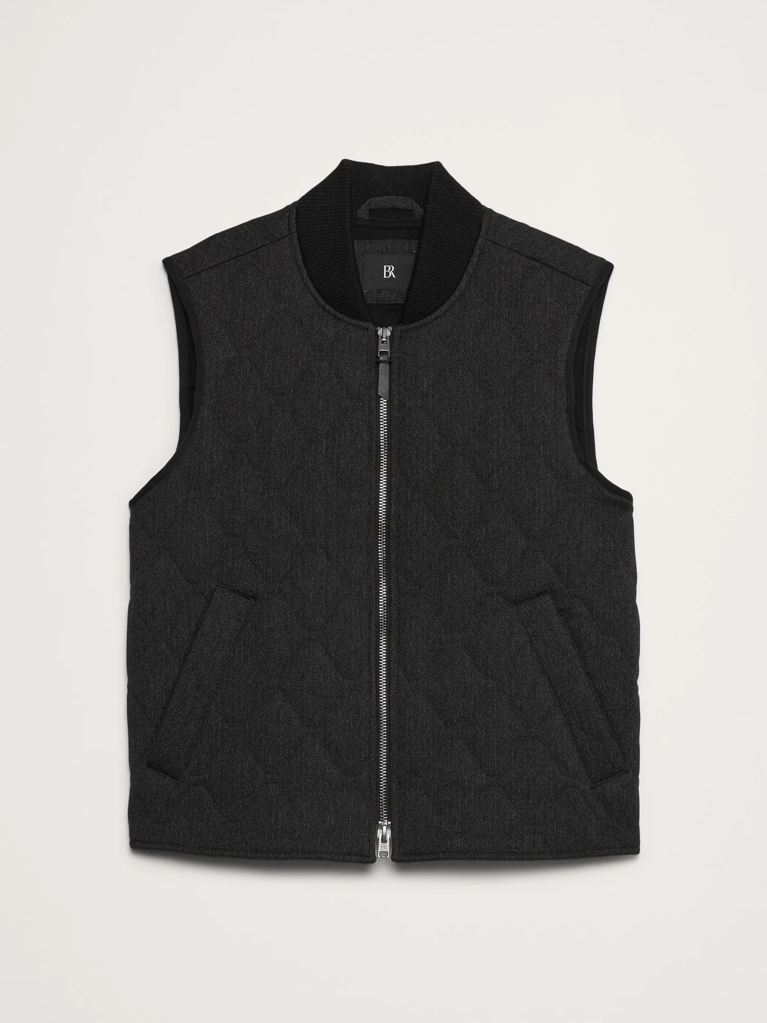 Banana Republic Herringbone Quilted Vest