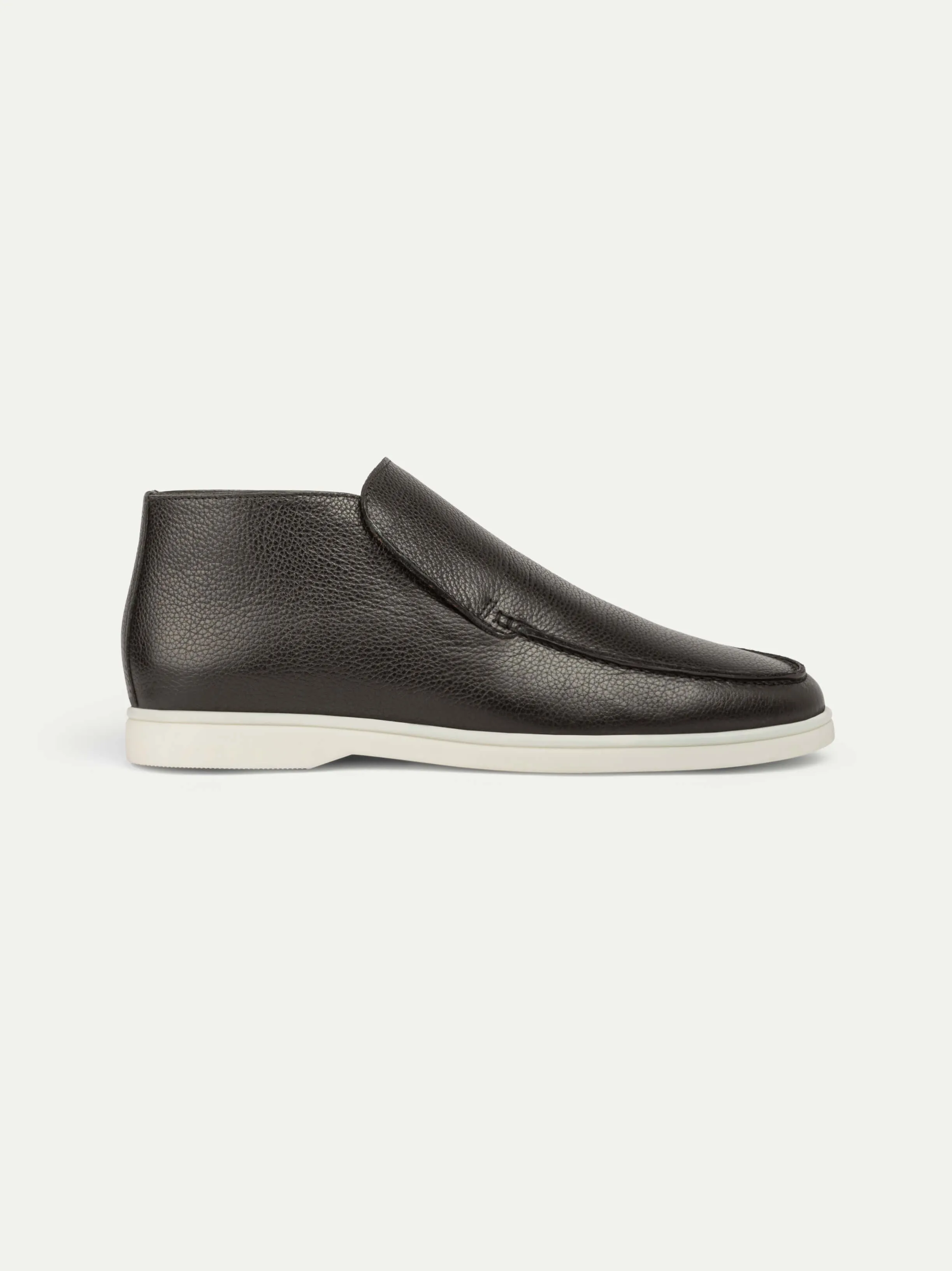 Black Grain City Loafer