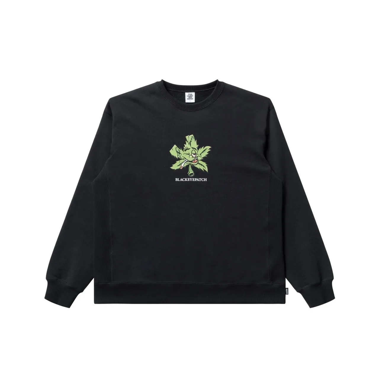 BlackEyePatch  |Crew Neck Pullovers Unisex Street Style Long Sleeves Logo