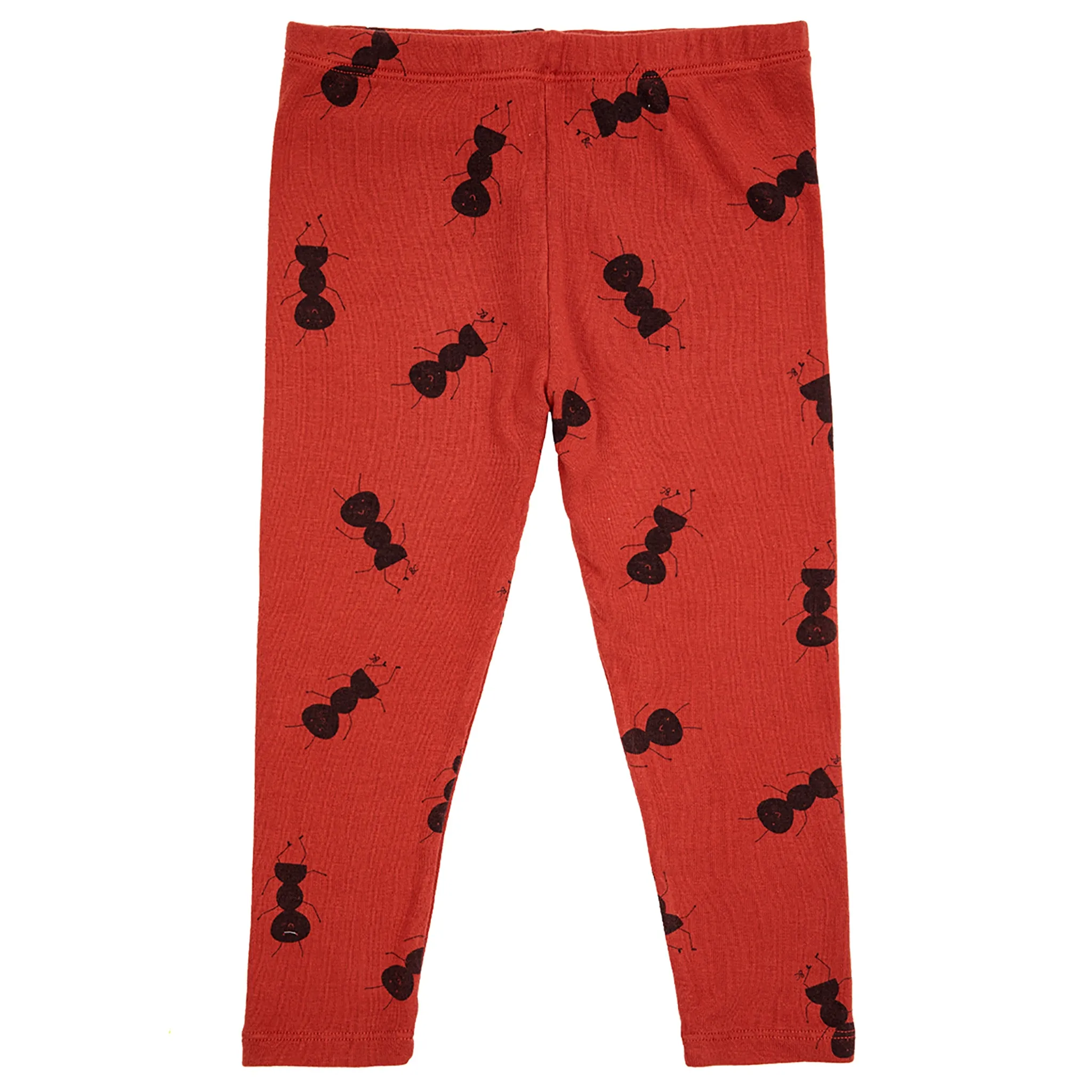 Bobo Choses Baby Ants All Over Leggings Burgundy Red