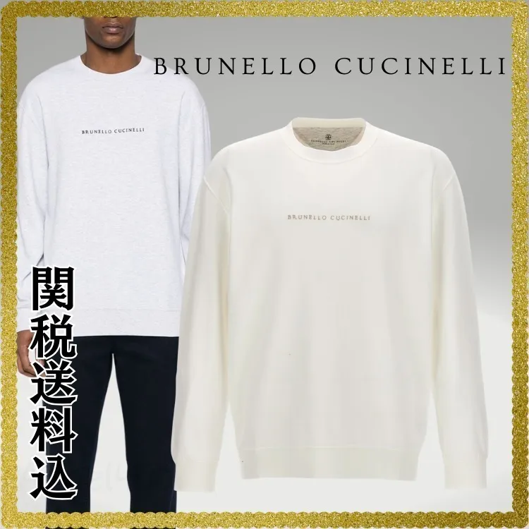 BRUNELLO CUCINELLI  |Long Sleeves Logo Sweatshirts