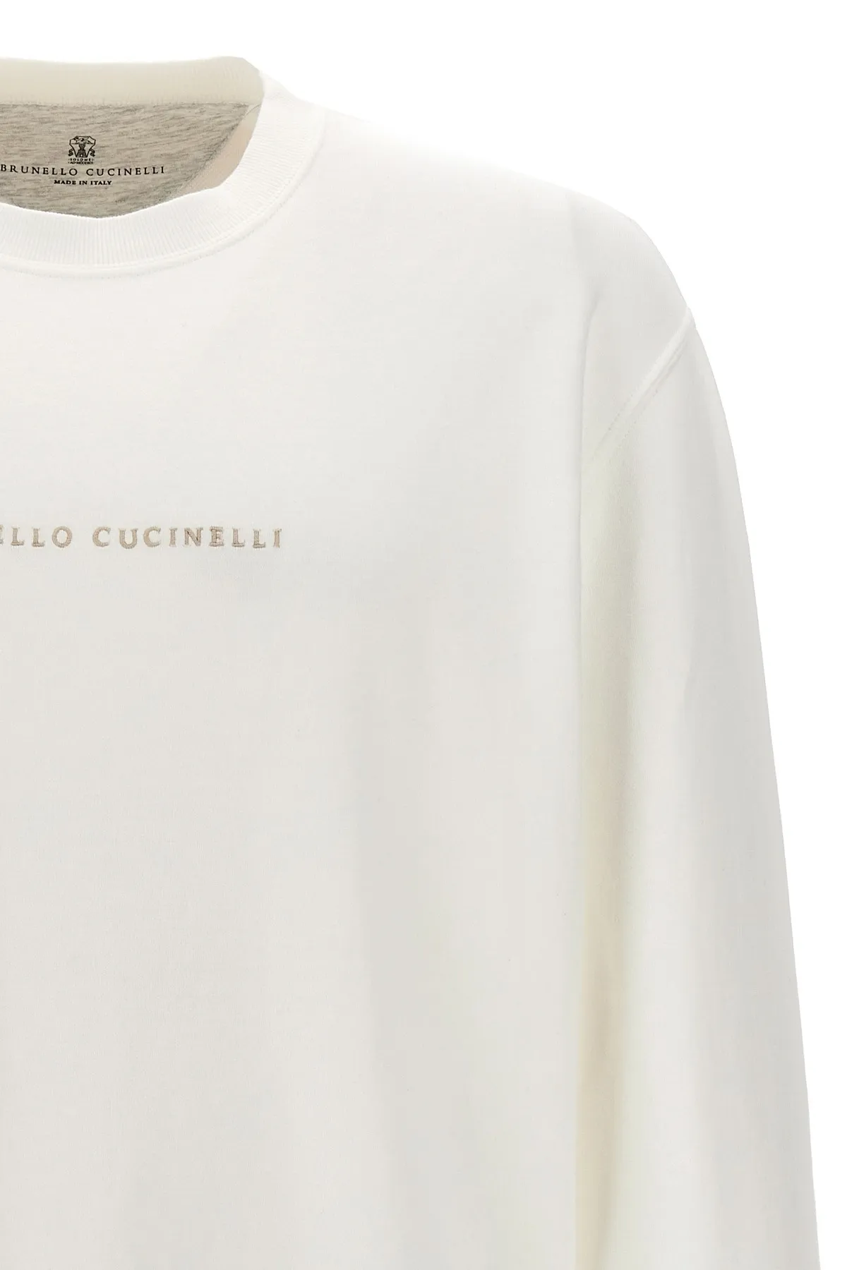 BRUNELLO CUCINELLI  |Long Sleeves Logo Sweatshirts