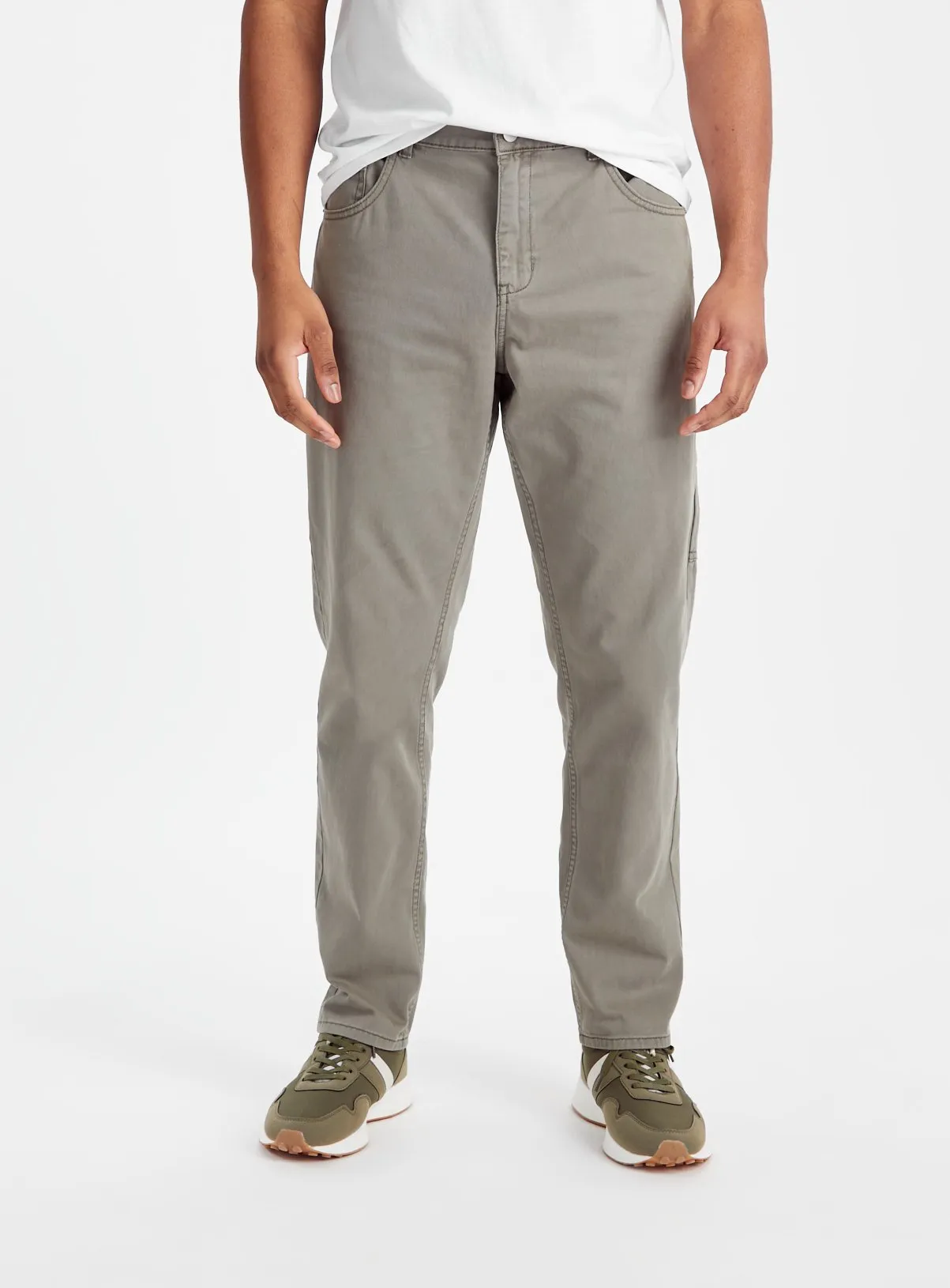 Buy Grey Relaxed Carpenter Trousers  34R | Trousers | Tu