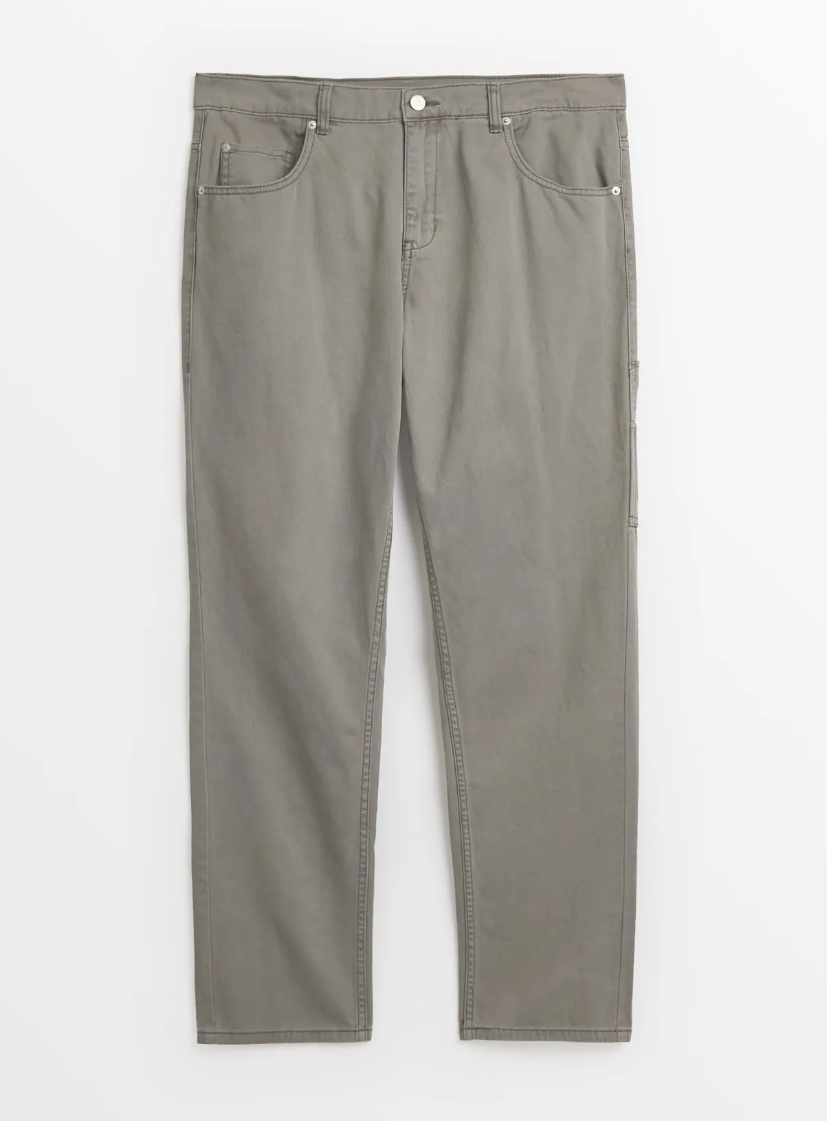 Buy Grey Relaxed Carpenter Trousers  34R | Trousers | Tu