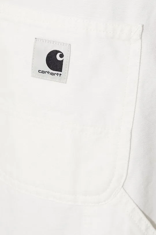 Carhartt WIP cotton trousers Pierce Double Knee Pant beige color I033139.D602