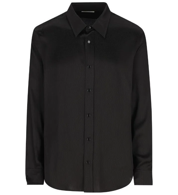 CELINE  |Silk Long Sleeves Luxury Shirts