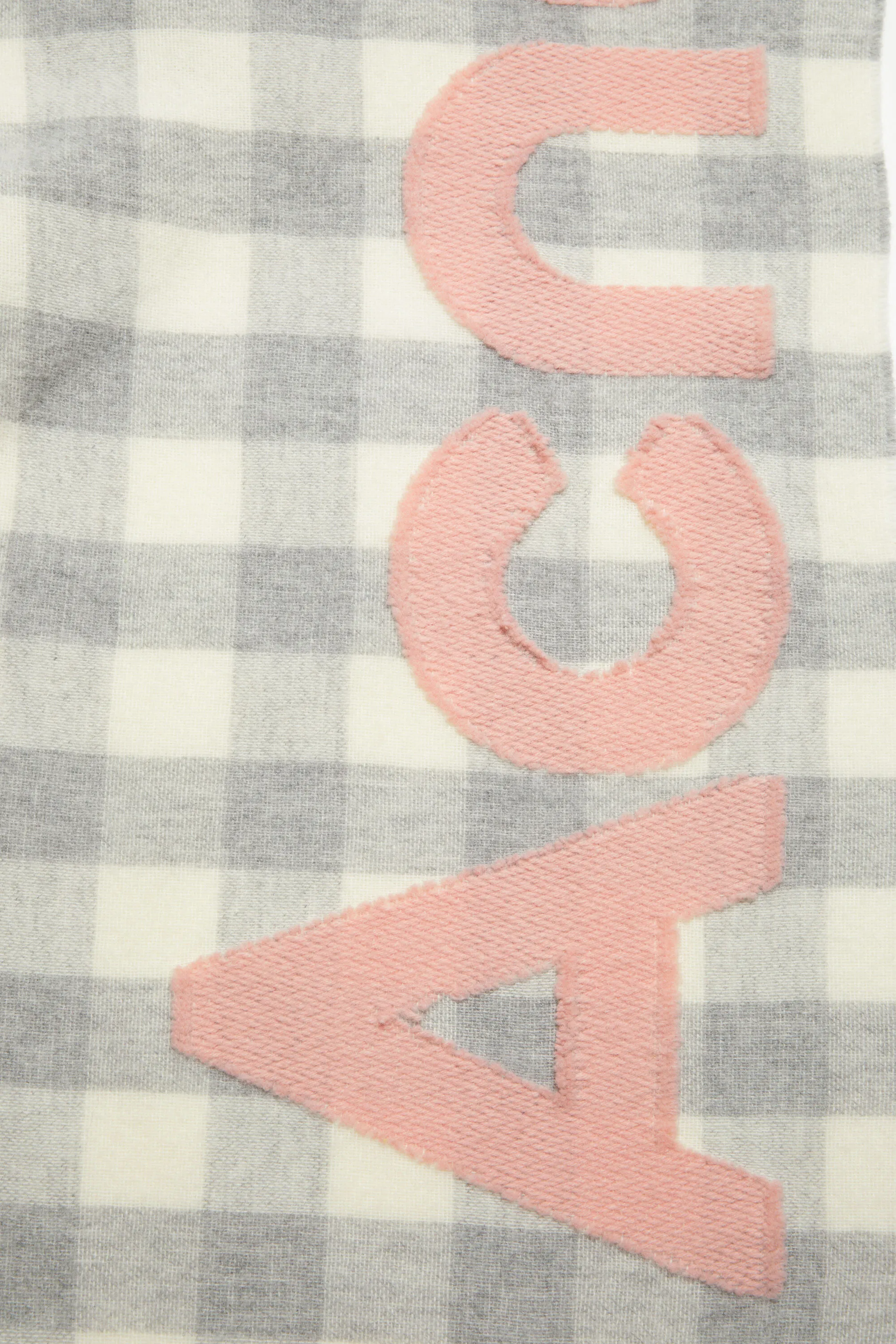 Check logo scarf