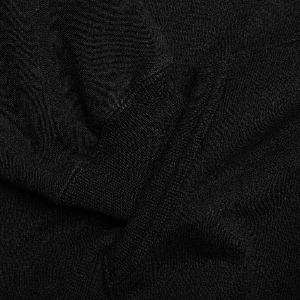 Classic Sweat Parka L/S - Black