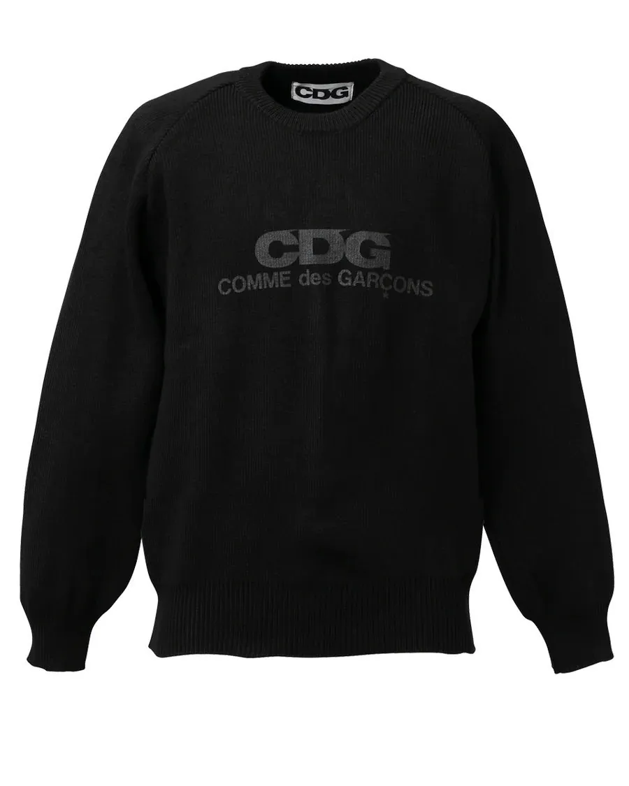 COMME des GARCONS  |Pullovers Unisex Street Style Long Sleeves Logo Designers