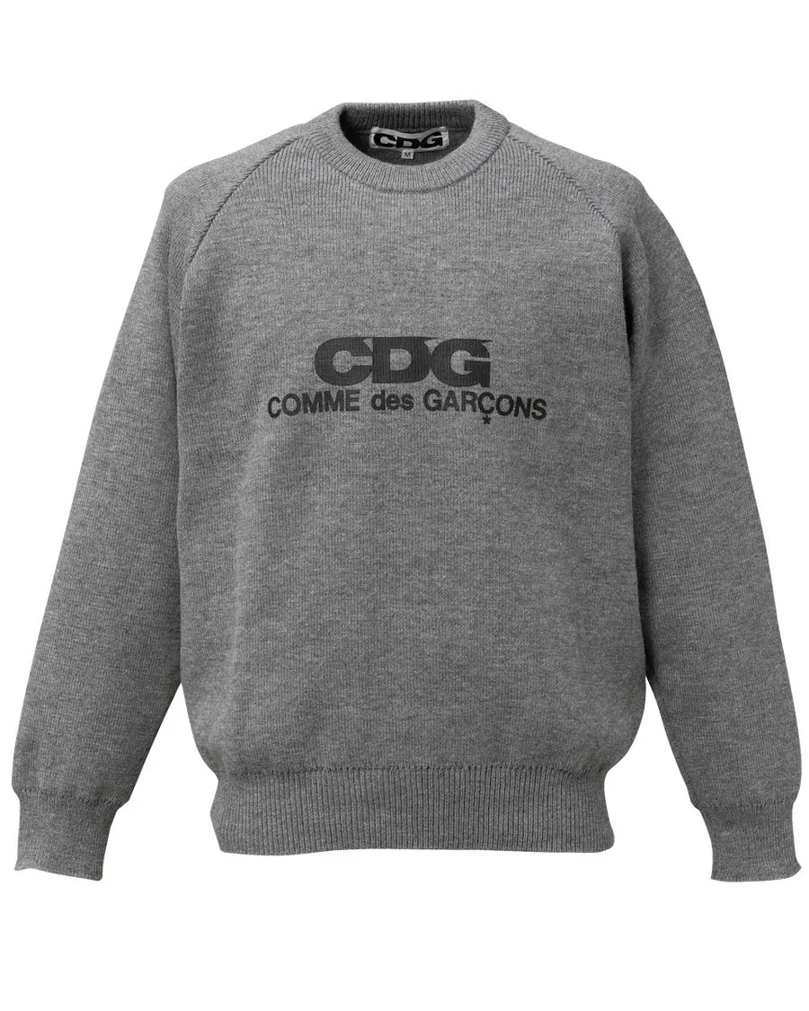 COMME des GARCONS  |Pullovers Unisex Street Style Long Sleeves Logo Designers