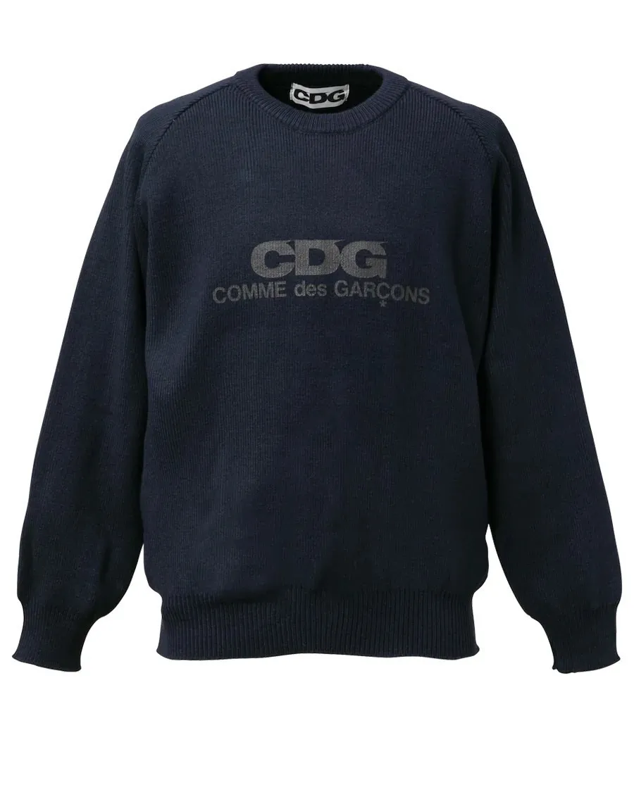 COMME des GARCONS  |Pullovers Unisex Street Style Long Sleeves Logo Designers