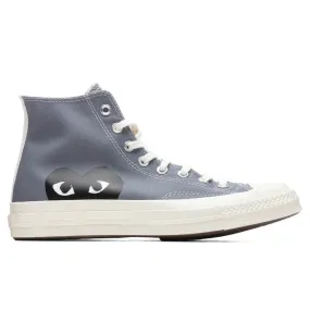 Converse x Comme Des Garcons PLAY All Star Chuck '70 Hi - Grey