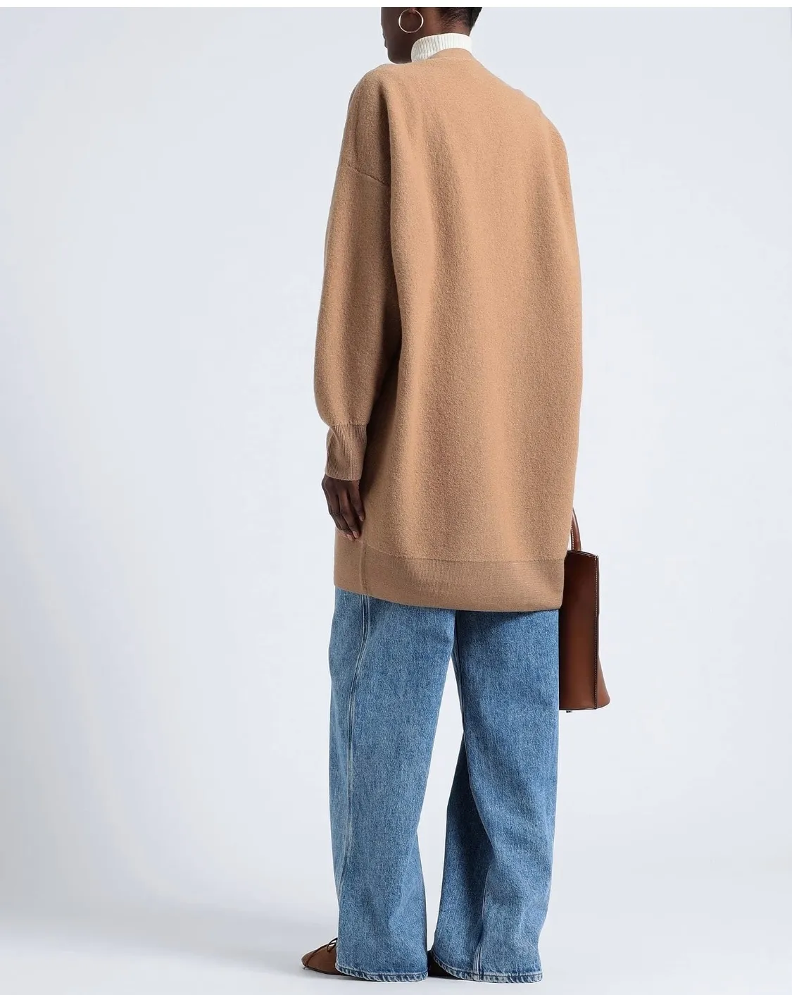 COS  |Wool Long Sleeves Plain Cardigans