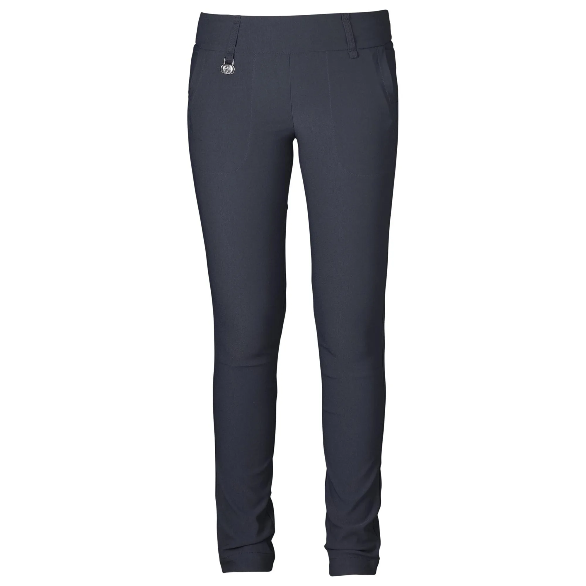 Daily Sports Magic Stretch Trousers Navy 32 Inch Leg