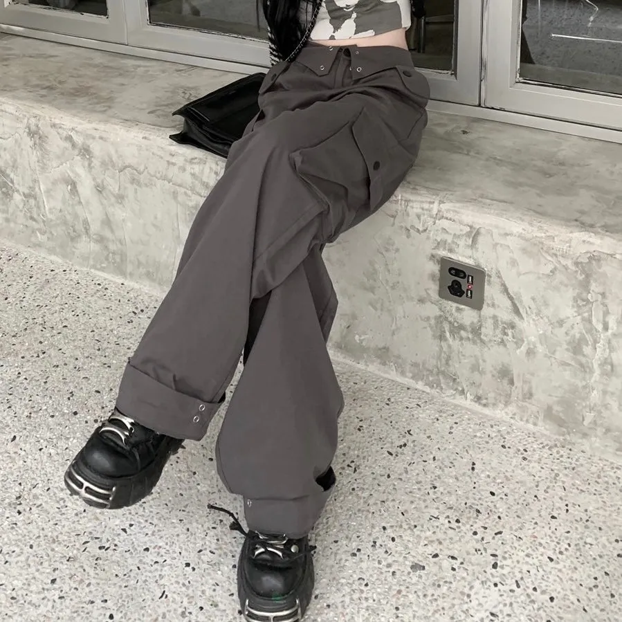 Dark Grey Cargo Pants