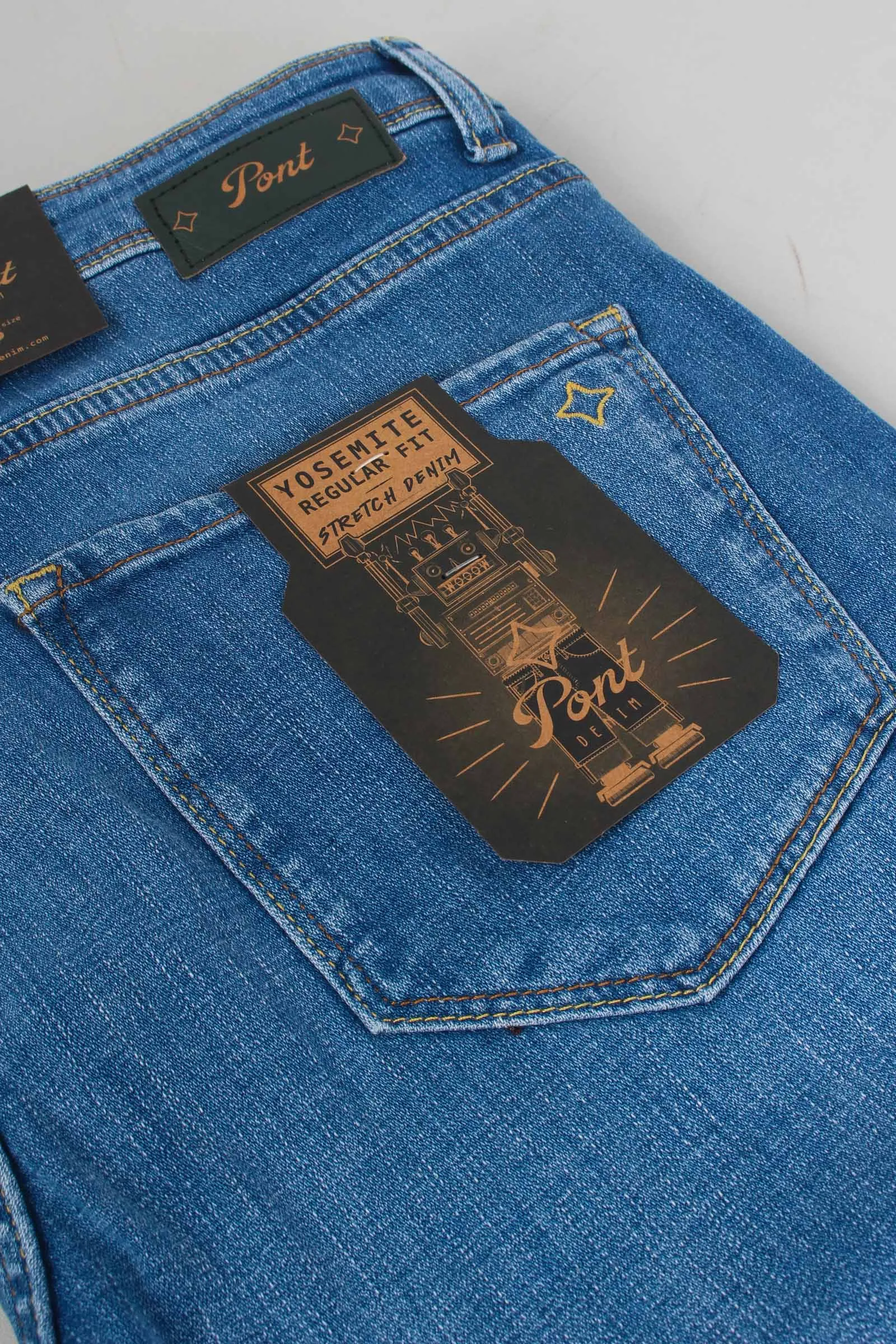 Denim Regular Denim Medio