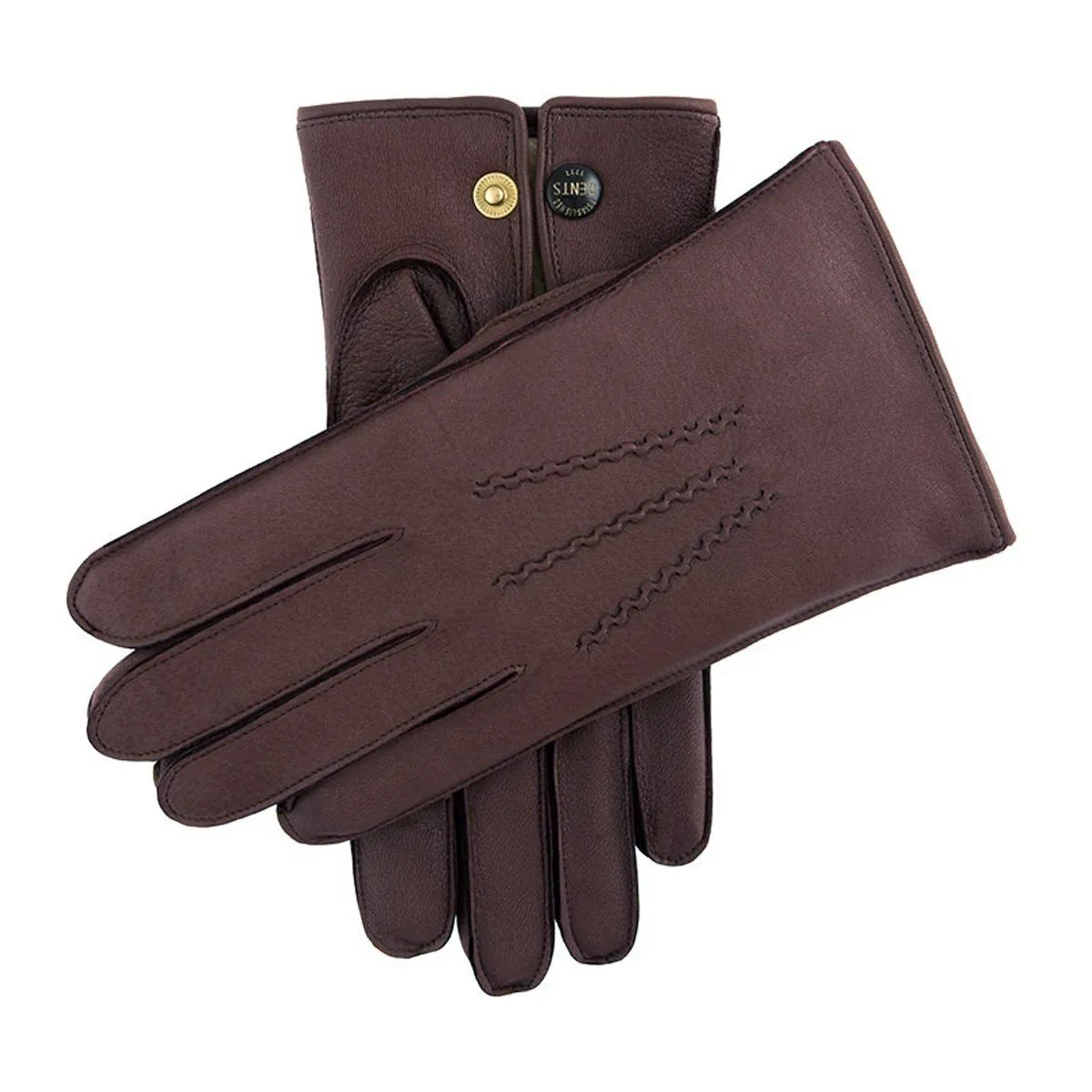 DENTS WINDSOR Deerskin and Rabbit Gloves