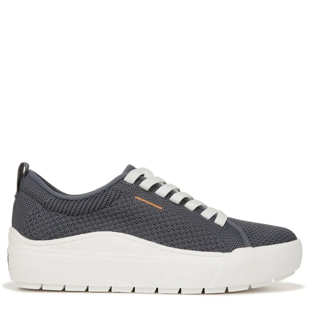 DR. SCHOLL'S  WOMENS TIME OFF KNIT LACE SNEAKER