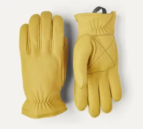 Eirik Leather Gloves, Natural yellow