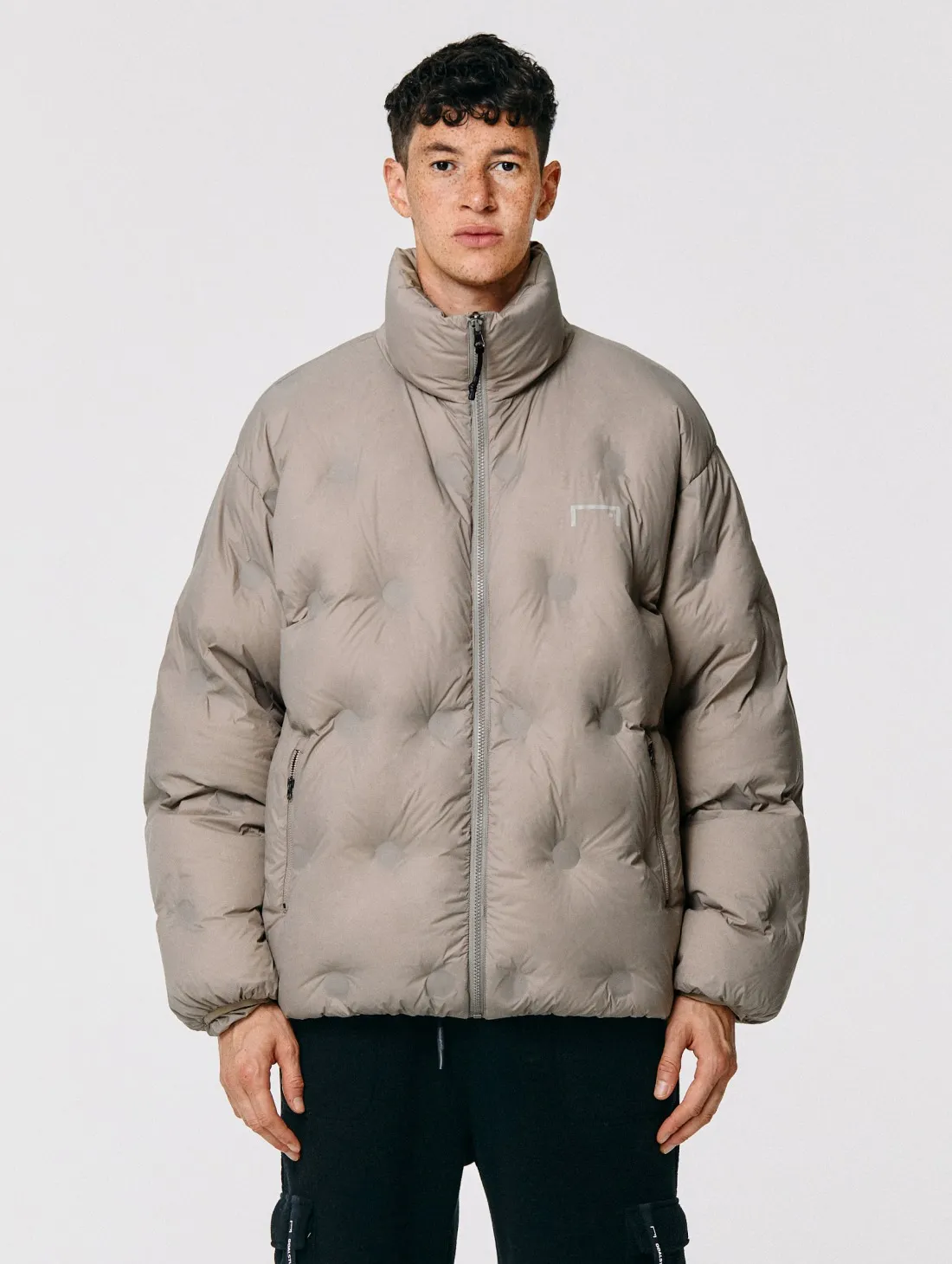 EMBO REVERSIBLE DOWN JACKET-BEIGE