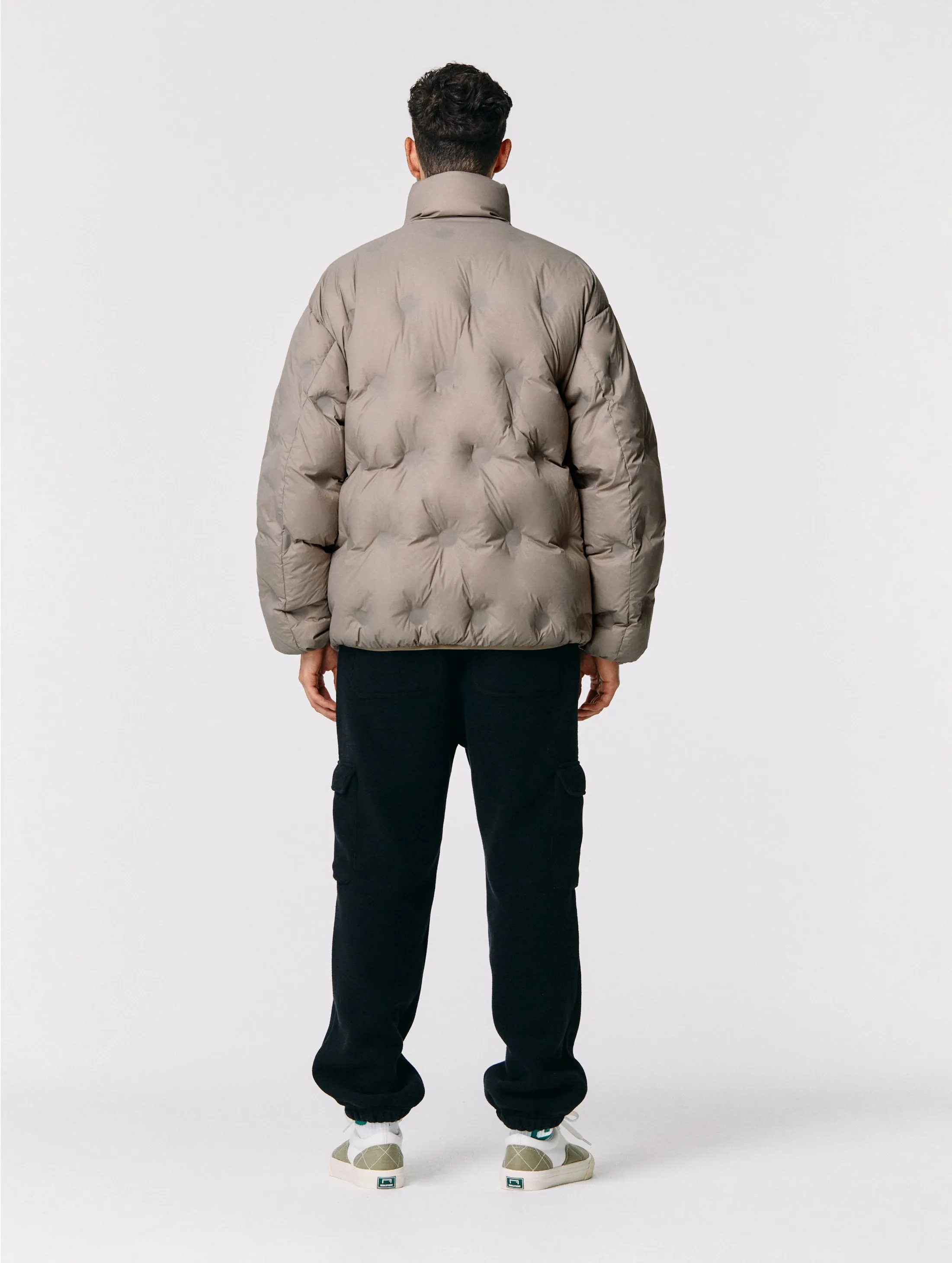 EMBO REVERSIBLE DOWN JACKET-BEIGE