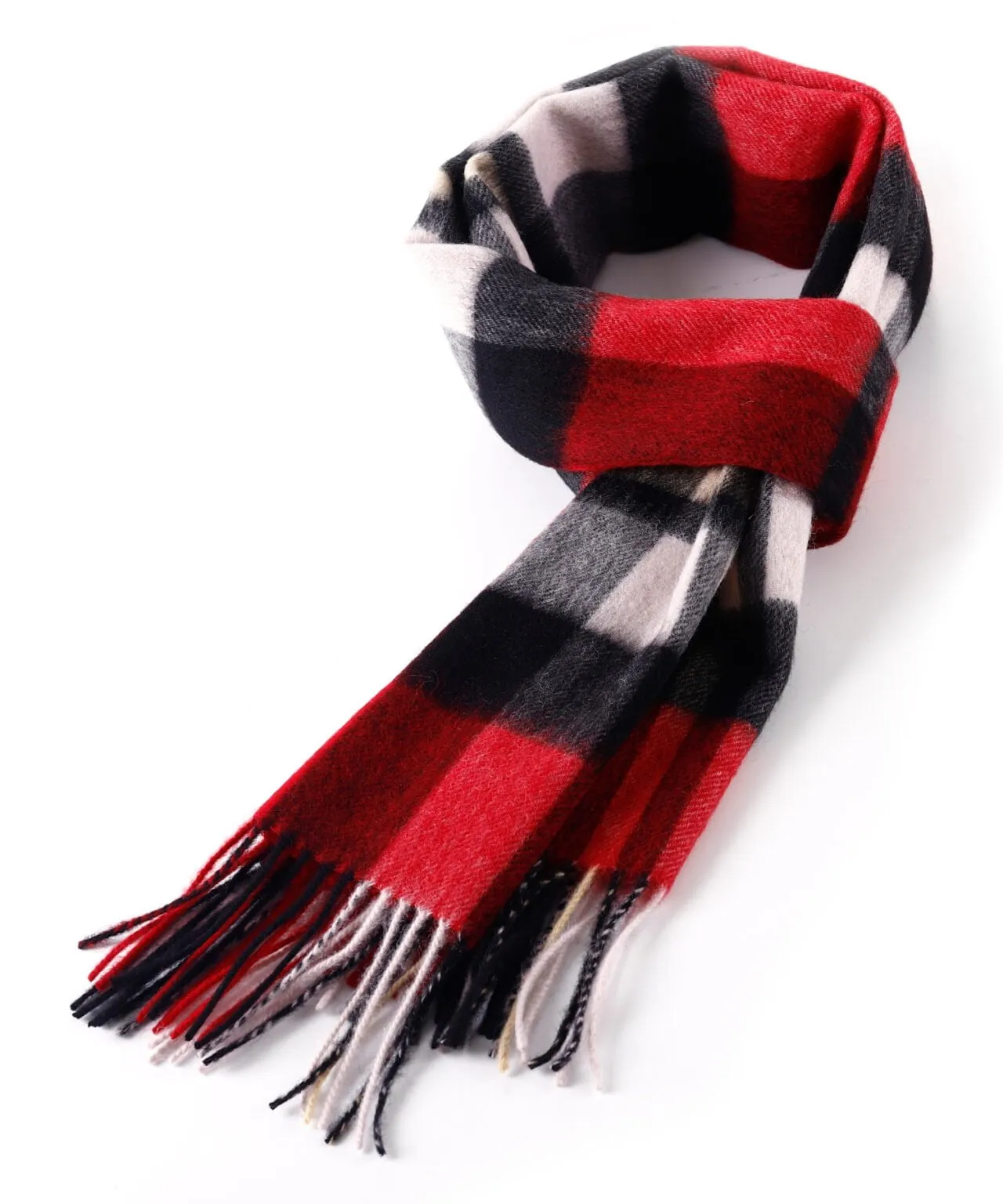 Exploded Thomson Red Lambswool Scarf