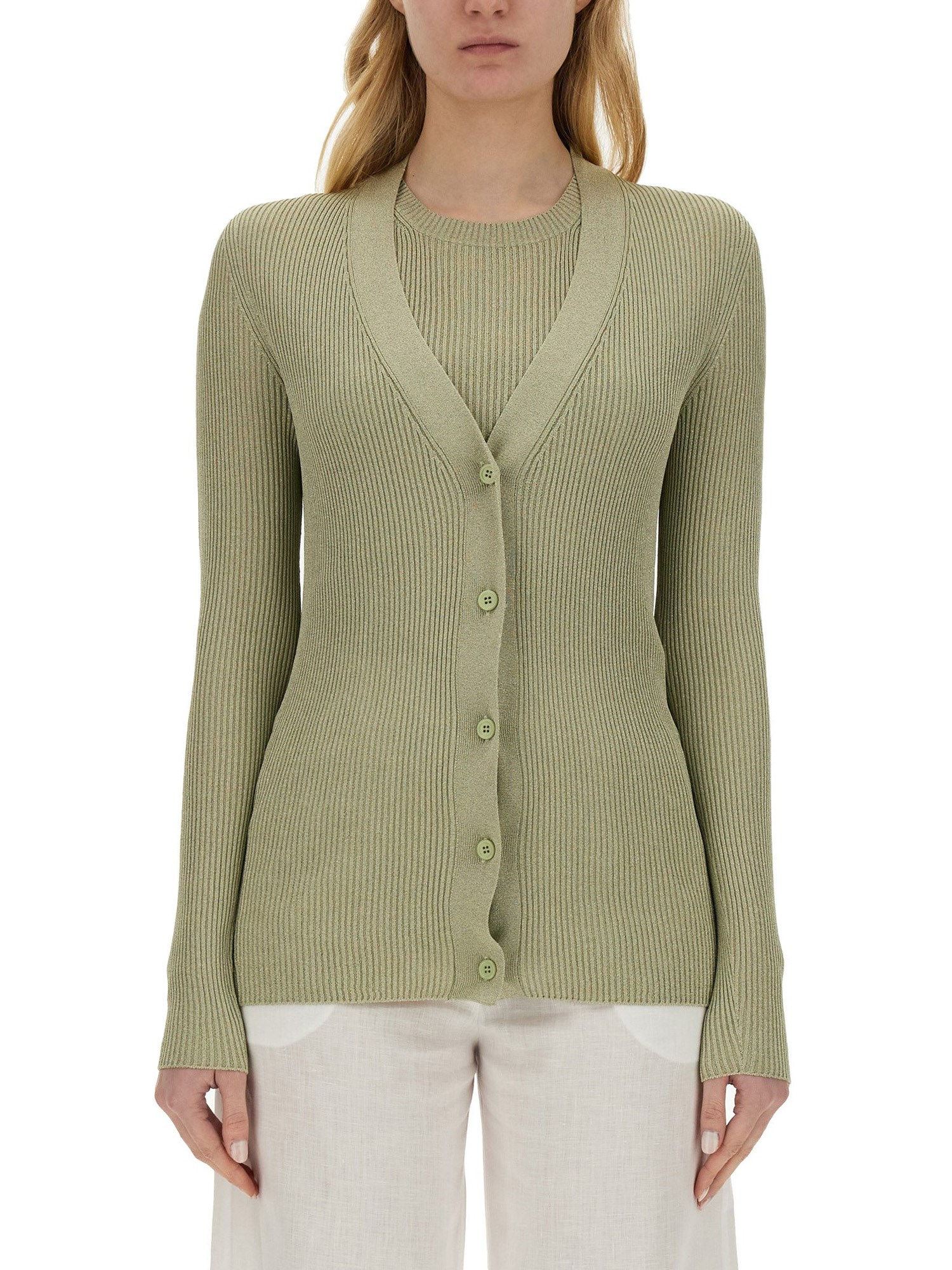 FABIANA FILIPPI    V-NECK CARDIGAN