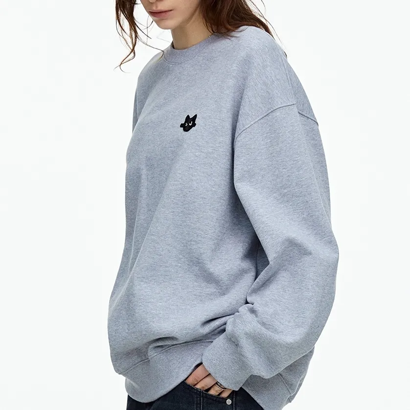 Fallett  |Crew Neck Unisex Street Style Long Sleeves Plain