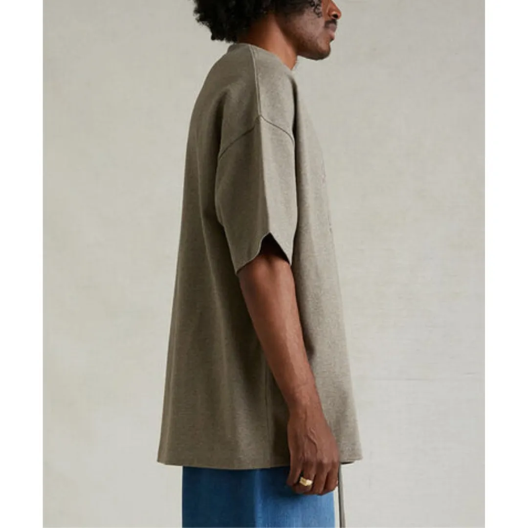 FEAR OF GOD  |Crew Neck Pullovers Unisex Street Style Short Sleeves Logo