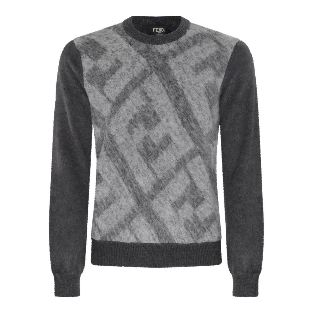 FENDI  |Long Sleeves Logo Luxury Sweaters