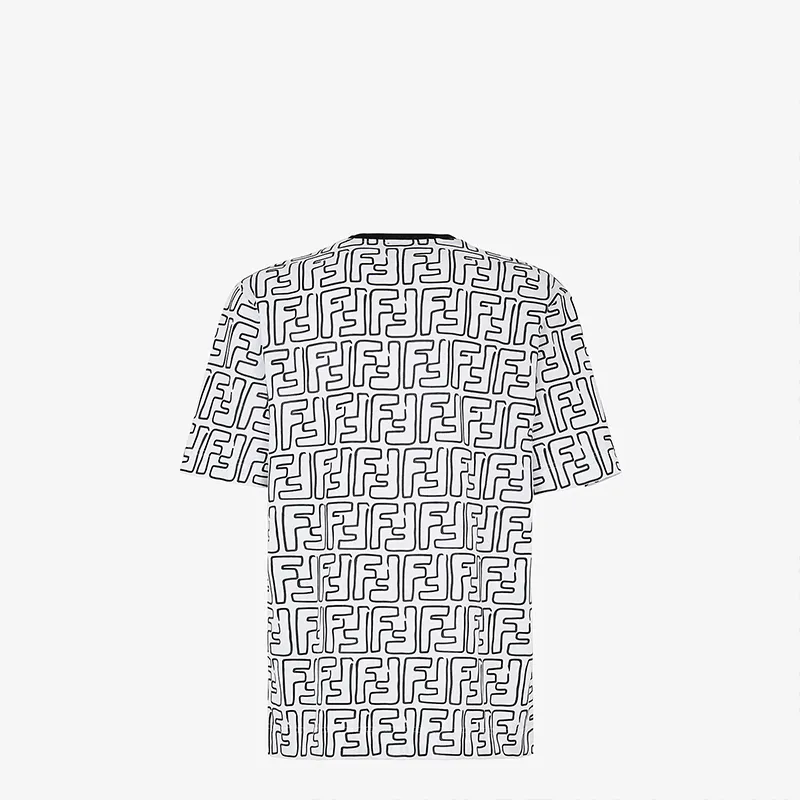 FENDI  |Pullovers Street Style U-Neck Cotton Short Sleeves Logo