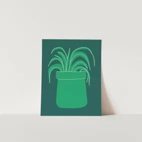 Gab Art Design Prints - Desert Plant Green