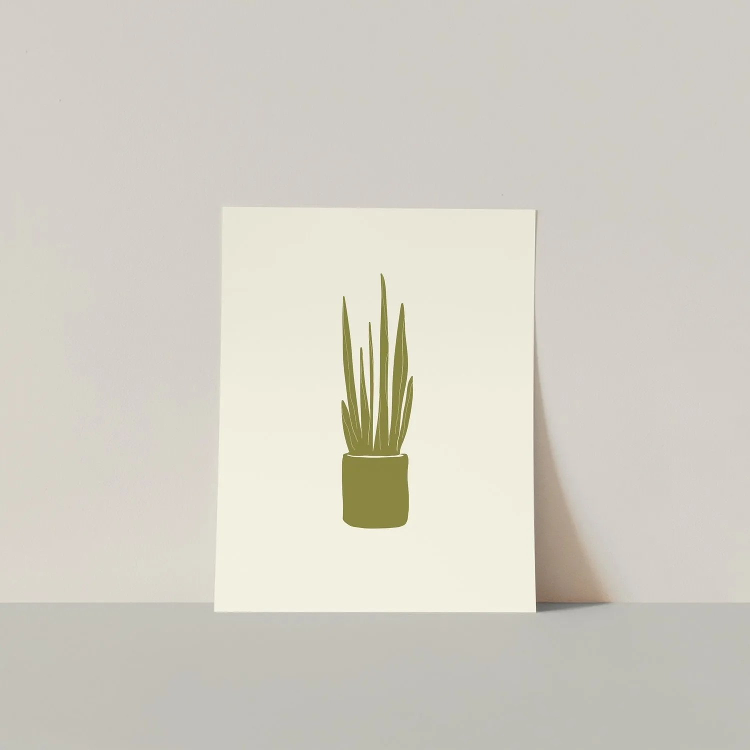 Gab Art Design Prints - Snake Plant