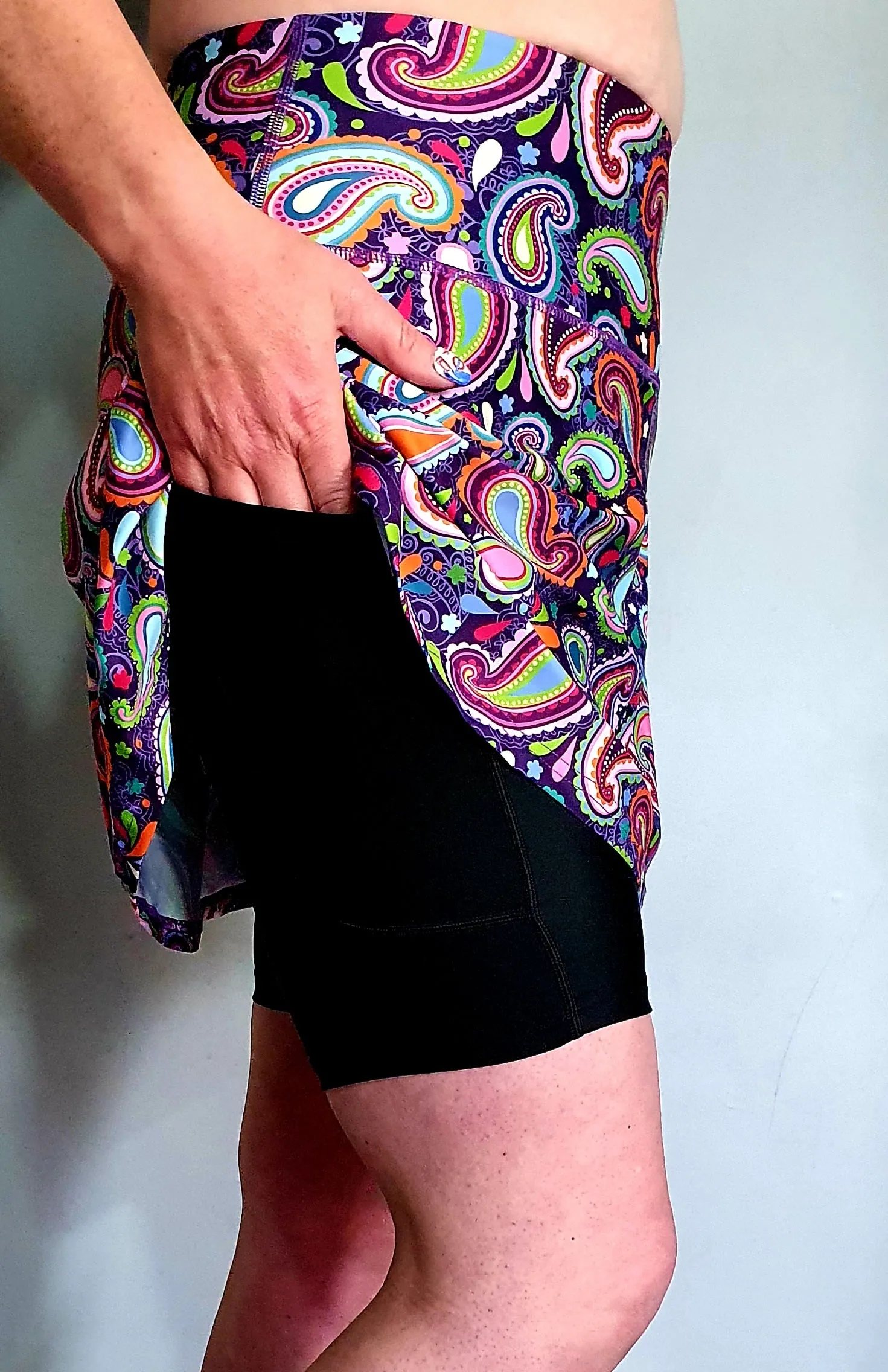 HI Activewear Skort - Paisley Passion