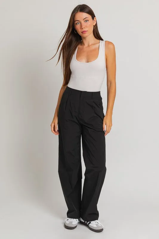 High Waist Wide Leg Active Trouser